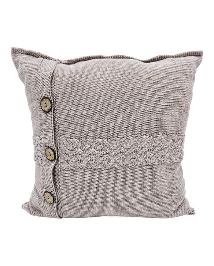 Merino Wool Knitted Pillowcase 45x45 cm – FLORENCE NUDE