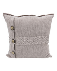 Merino Wool Knitted Pillowcase 45x45 cm – FLORENCE NUDE