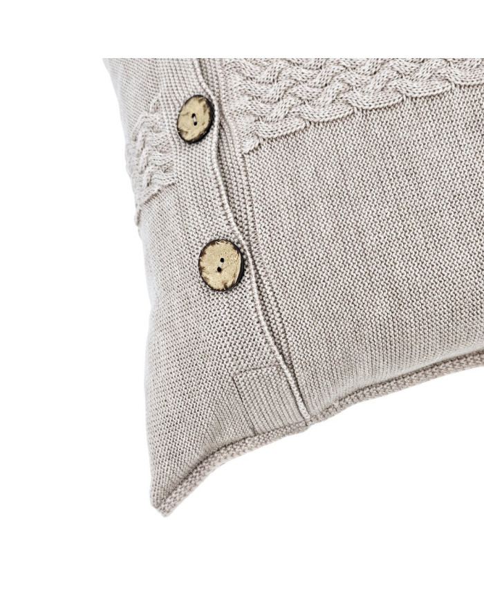 Merino Wool Knitted Pillowcase 45x45 cm – FLORENCE NUDE