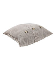 Merino Wool Knitted Pillowcase 45x45 cm – FLORENCE NUDE
