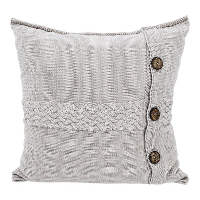 Pletena jastučnica od merino vune 45x45 cm – FLORENCE  SAND