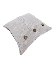Merino Wool Knitted Pillowcase 45x45 cm – FLORENCE  SAND