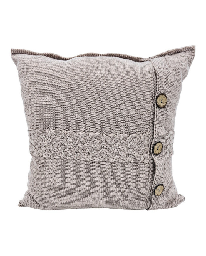 Merino Wool Knitted Pillowcase 45x45 cm – FLORENCE NUDE