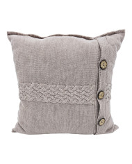 Merino Wool Knitted Pillowcase 45x45 cm – FLORENCE NUDE