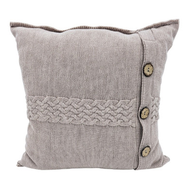 Merino Wool Knitted Pillowcase 45x45 cm – FLORENCE NUDE