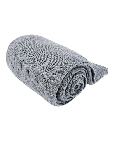 Pleteno Vunena deka 150x200 cm – AREZZO POPIEL