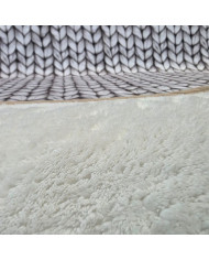 Narzuta drukowana 160x200 cm KNITT BEIGE