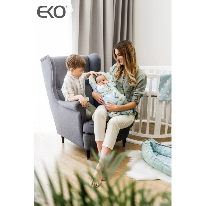 Printani Pamučni+muslin Baby Wrap sa kokosovim umetkom POSTMAN