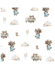 Double-sided printed cotton horn FARMER