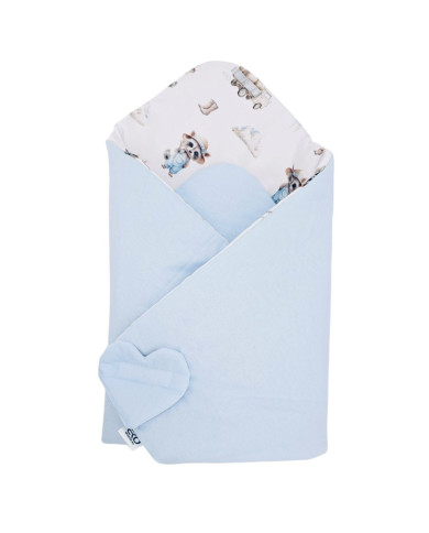 Cône en coton imprimé double face FARMER