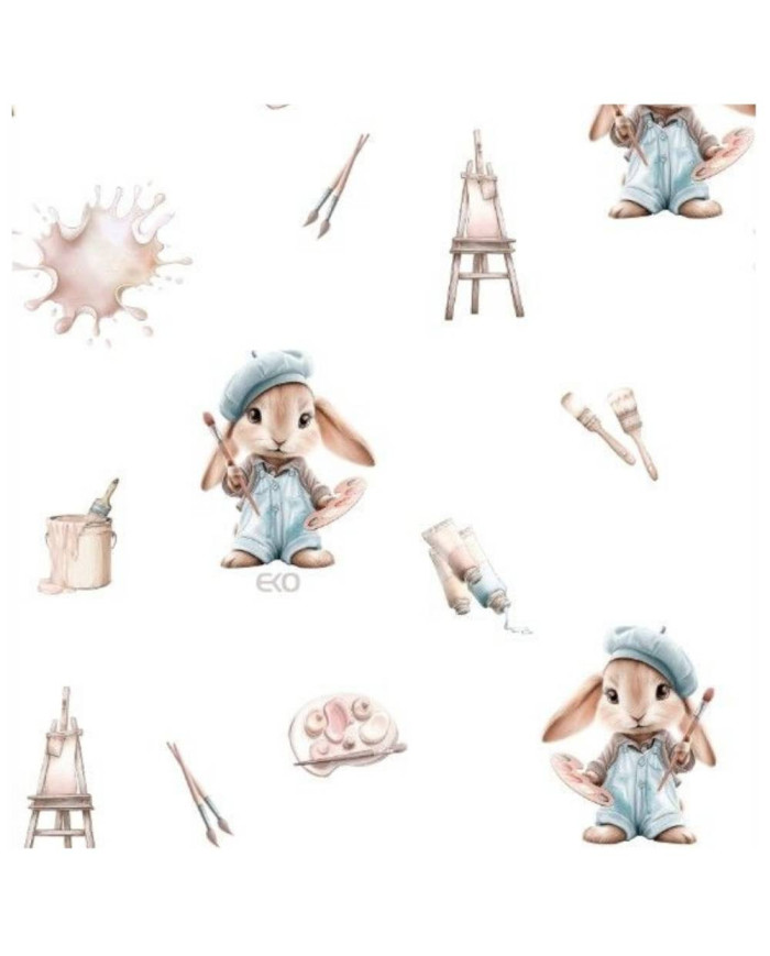 Schlafsack für den Kindersitz BAMBOO+BOUCLE 3- und 5-Punkt-Gurte PAINTER