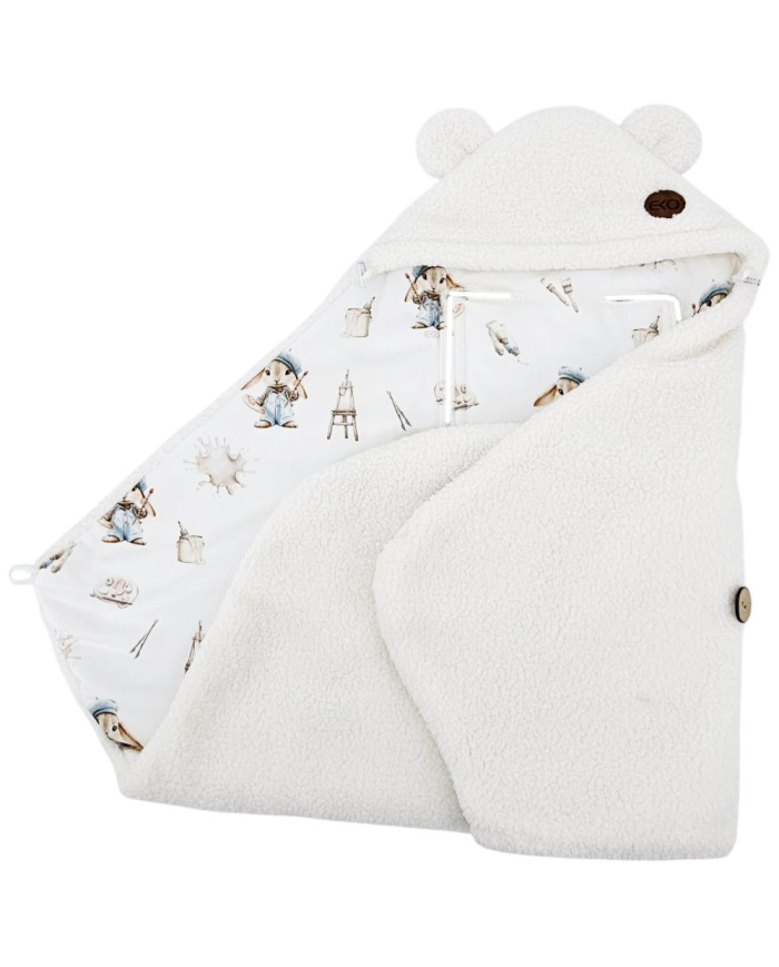 Zavinovací fusak do autosedačky BAMBOO+BOUCLE 3 a 5-bodové pásy PAINTER