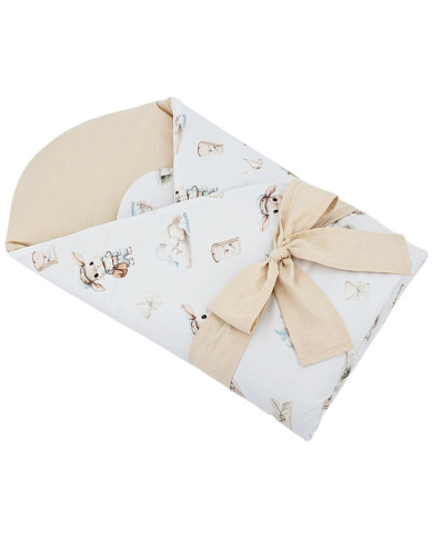 Printani Pamučni Baby Wrap sa kokosovim umetkom POSTMAN