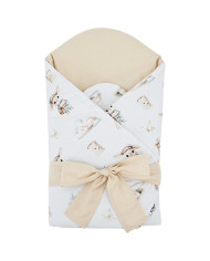 Printani Pamučni Baby Wrap sa kokosovim umetkom POSTMAN