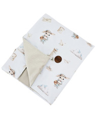 Educational blanket mat with lining VELVET POSTMAN