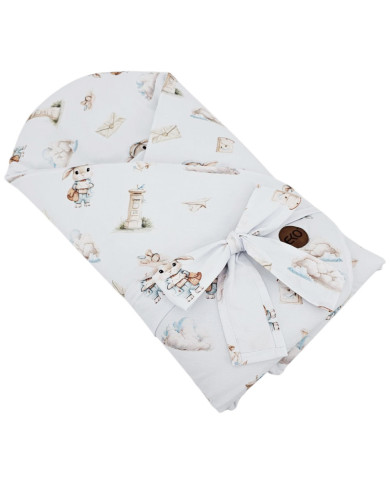 Printani Pamučni Baby Wrap sa kokosovim umetkom POSTMAN