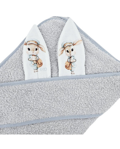 Peignoir en coton POSTMAN/GREY