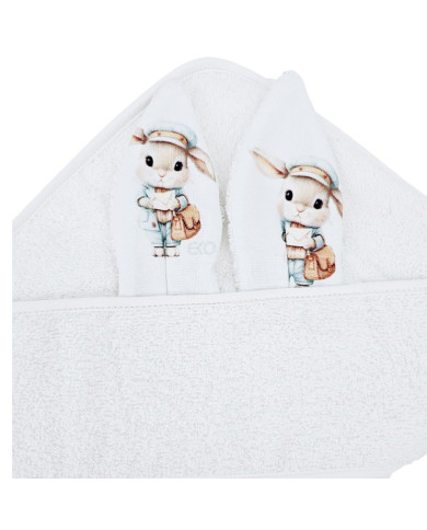 Peignoir en coton POSTMAN/WHITE
