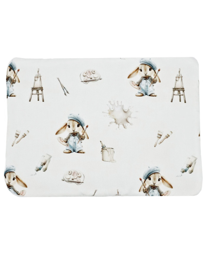 Plochý vankúš 30x40 cm - Bambus + Bouclé PAINTER