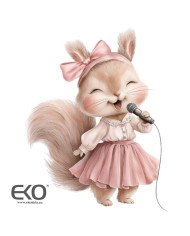 Ručnik sa kapuljačom & pregača SINGER/ROSE PINK