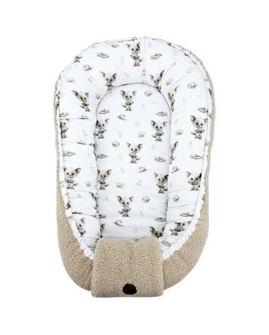 Bamboo+boucle cocoon for baby PHOTOGRAPHER