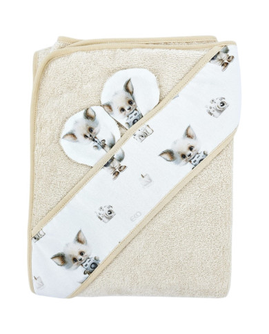 Serviette de bain en bambou PHOTOGRAPHER/SAND