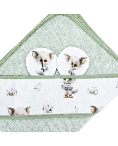 Serviette de bain en bambou PHOTOGRAPHER/MINT