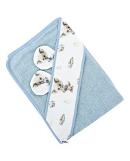 Serviette de bain en bambou PHOTOGRAPHER/BLUE