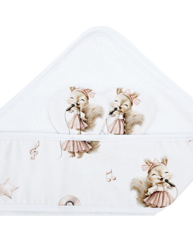 Badetuch aus Bambus SINGER/WHITE