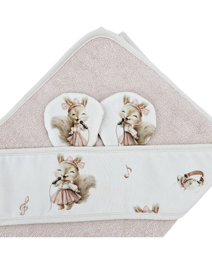 Badetuch aus Bambus SINGER/ROSE PINK