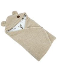 Baby Car Seat Sleeping Bag BAMBOO+BOUCLE 3 and 5-point belts PHOTOGRAPHER