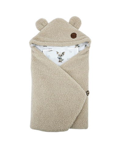 Baby Car Seat Sleeping Bag BAMBOO+BOUCLE 3 and 5-point belts PHOTOGRAPHER