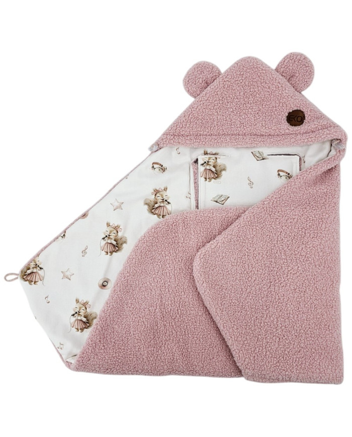 Autokrēsliņa guļammaiss BAMBOO+BOUCLE 3 un 5 punktu jostas SINGER