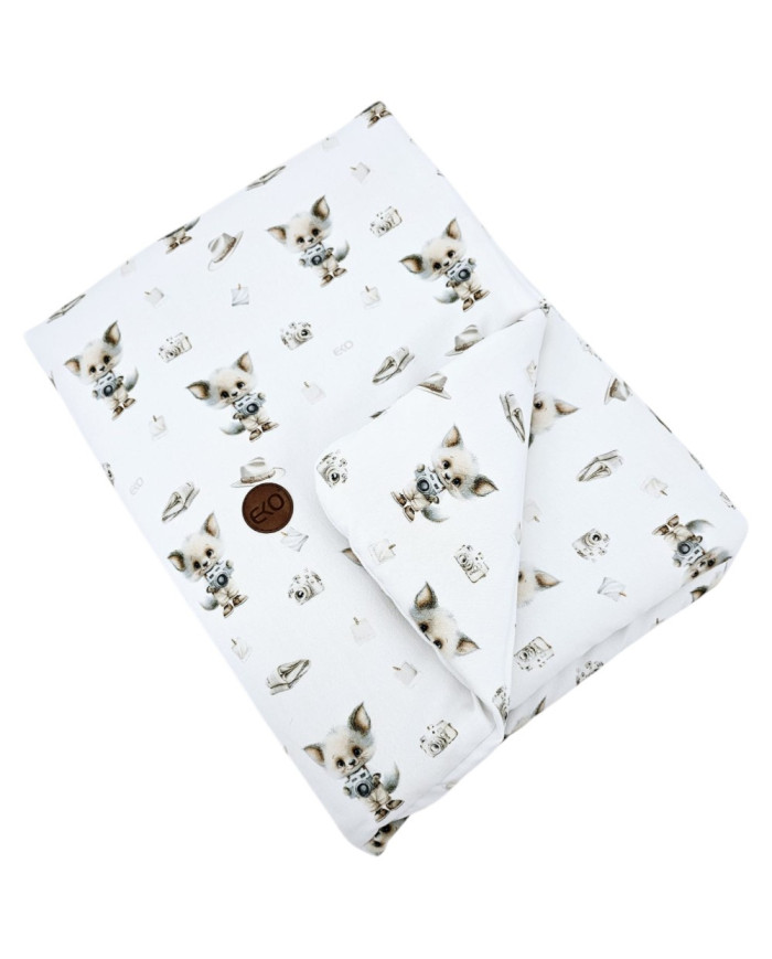 Bamboo Blanket 75x100 cm with Filling – Soft & Breathable for Stroller and Crib PHOTOGRAPHER