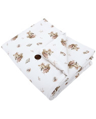 Bamboo Blanket 75x100 cm with Filling – Soft & Breathable for Stroller and Crib SINGER