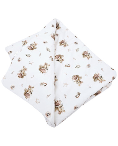 Couette en bambou 90x120 cm avec rembourrage – Respirante et Douce pour Lit Bébé SINGER