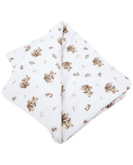 Bambusa sega 90x120 cm ar pildījumu – Elpojoša un Mīksta Bērnu Gultiņai SINGER