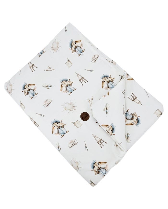 Bambusa sega 90x120 cm ar pildījumu – Elpojoša un Mīksta Bērnu Gultiņai PAINTER