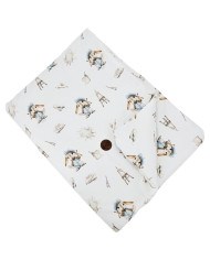 Couette en bambou 90x120 cm avec rembourrage – Respirante et Douce pour Lit Bébé PAINTER