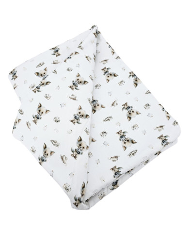 Bamboo Blanket 90x120 cm with Filling – Breathable & Soft Baby Crib Quilt PHOTOGRAPHER