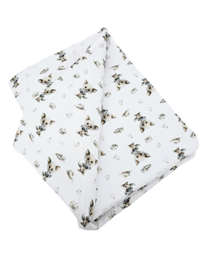 Bamboo Blanket 90x120 cm with Filling – Breathable & Soft Baby Crib Quilt PHOTOGRAPHER