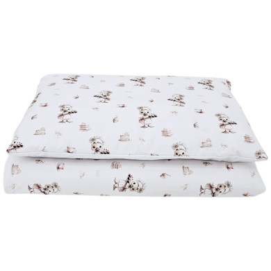 Pościel bawełniana drukowana - 2-elementowa 120x90 cm KUCHARKA