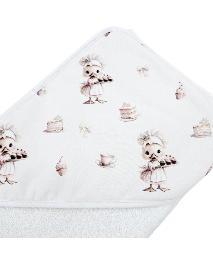 Bademantel COOK/WHITE