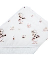 Bademantel COOK/WHITE