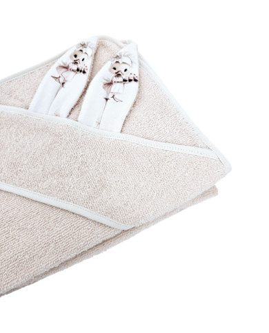 Bademantel aus Baumwolle COOK/ROSE PINK