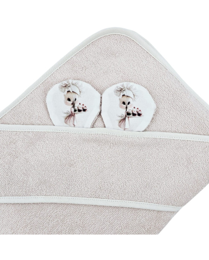 Bamboo bath cover COOK/ROSE PINK