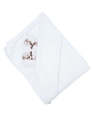 Bambusa vannas dvielis COOK/WHITE