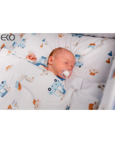 Flat Bamboo Pillow 30x40 cm – Anti-allergic with Filling PAINTER