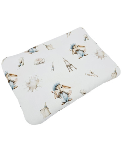 Oreiller plat en bambou 30x40 cm – Antiallergique avec rembourrage PAINTER