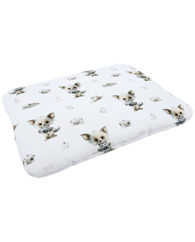 Oreiller plat en bambou 30x40 cm – Antiallergique avec rembourrage PHOTOGRAPHER